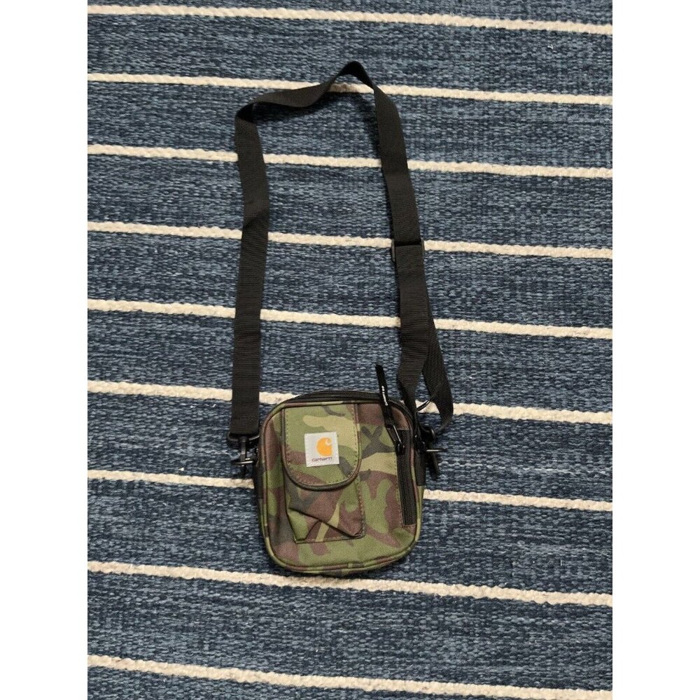 Carhartt Work In Progress WIP Essentials Square Crossbody Shoulder Bag Camo
